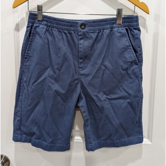 Janie And Jack Chino Twill Blue Preppy Church School Uniform Shorts Boys Size 16 - Picture 2 of 6